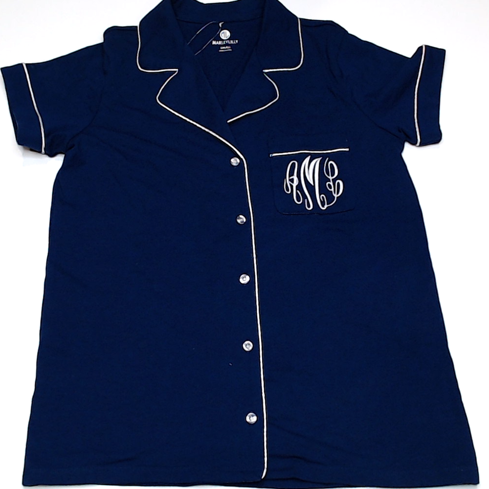 BLOOPER CLOTHING: Monogrammed Classic Sleep Shirt