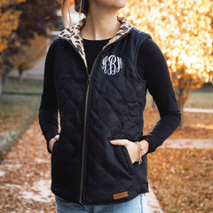 classic chetah reversible vest