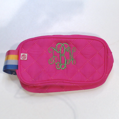 BLOOPER KIDS: Monogrammed Kids Diamond Quilted Cosmetic Case