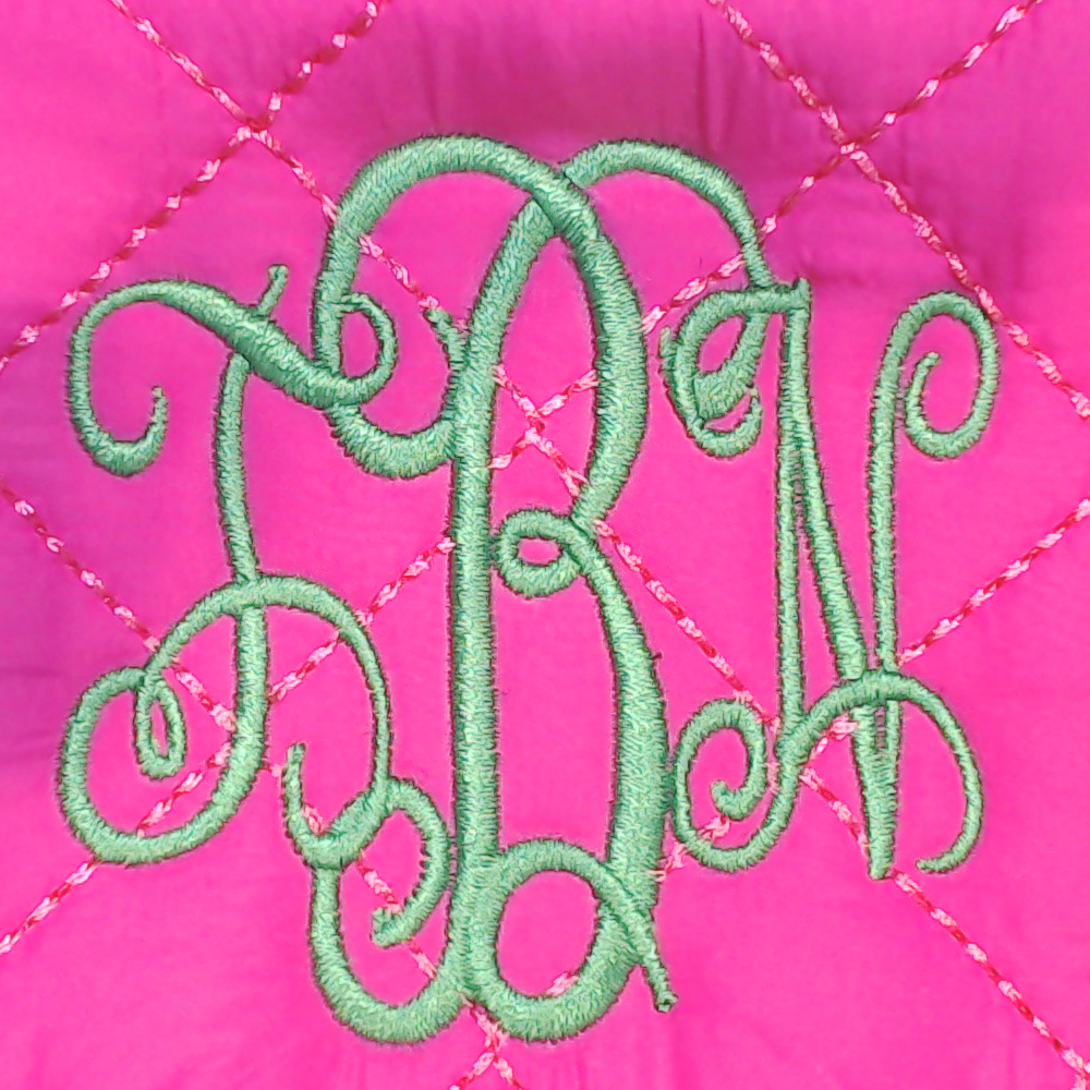 BLOOPER KIDS: Monogrammed Kids Diamond Quilted Cosmetic Case