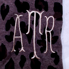 BLOOPER CLOTHING: Monogrammed Cowl Neck Poncho
