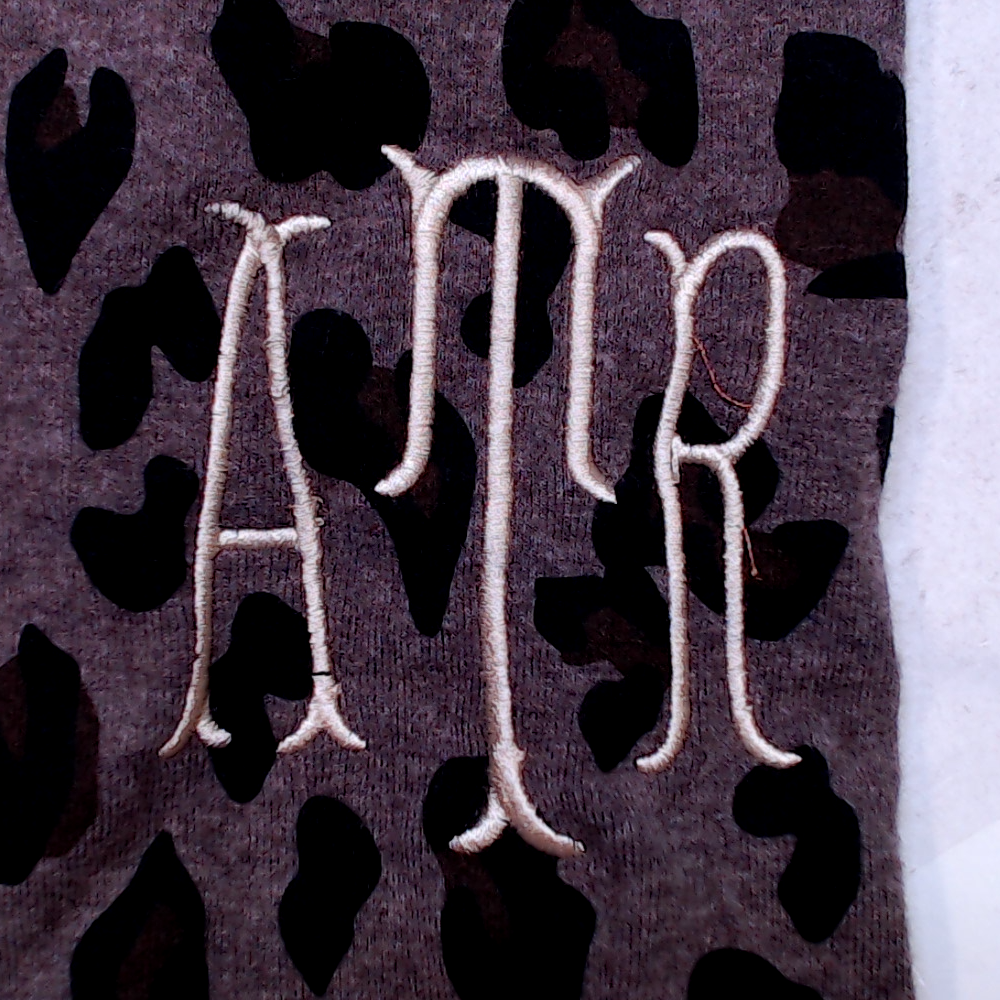 BLOOPER CLOTHING: Monogrammed Cowl Neck Poncho