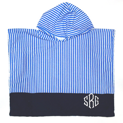 BLOOPER KIDS: Monogrammed Toddler Hooded Towel Poncho