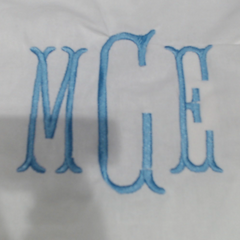 BLOOPER ACCESSORY: Monogrammed Scalloped Pillow Sham