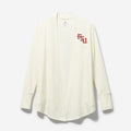 FSU Sweatshirt Cardigan in Ivory