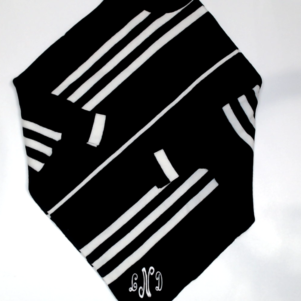 BLOOPER CLOTHING: Monogrammed Sweater Poncho