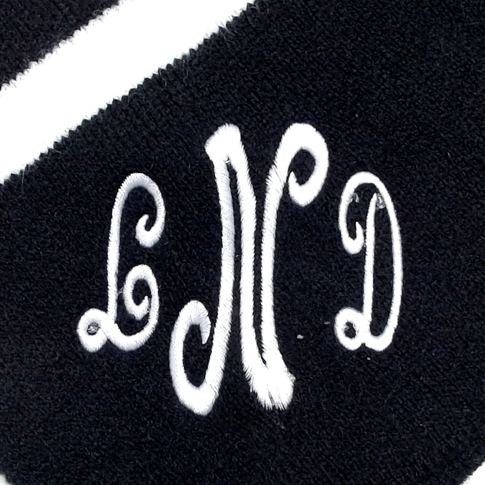 BLOOPER CLOTHING: Monogrammed Sweater Poncho