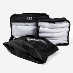 Personalized Packing Cube Set in Black