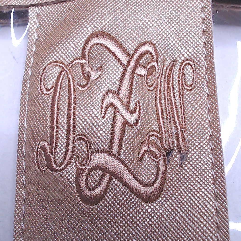 BLOOPER BAG: Monogrammed Clear Wristlet