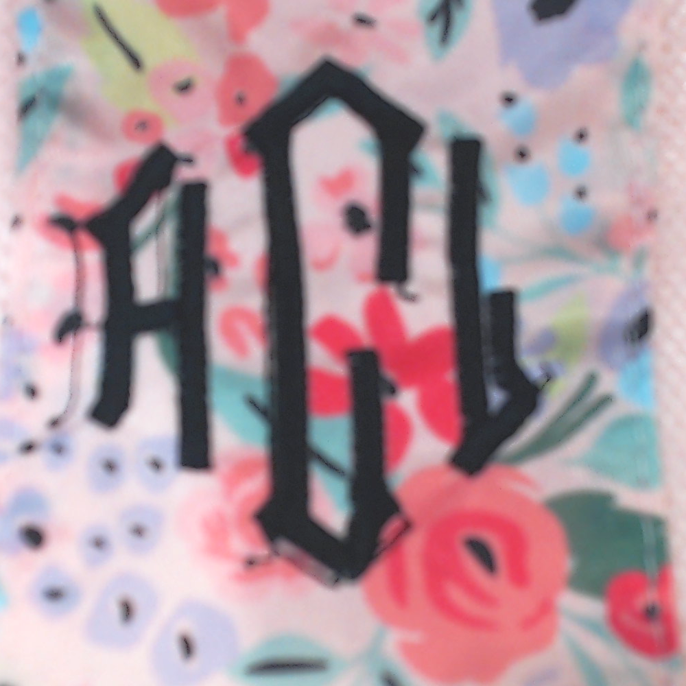 BLOOPER BAG: Monogrammed Shower Bag