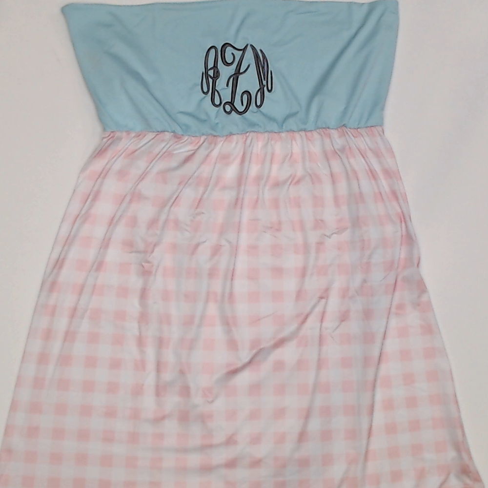 BLOOPER SWIM: Monogrammed Beach Cover Up