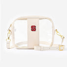 NC State Wolfpack Clear Stadium Crossbody Bag | Bone
