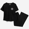 personalized pajamas in black