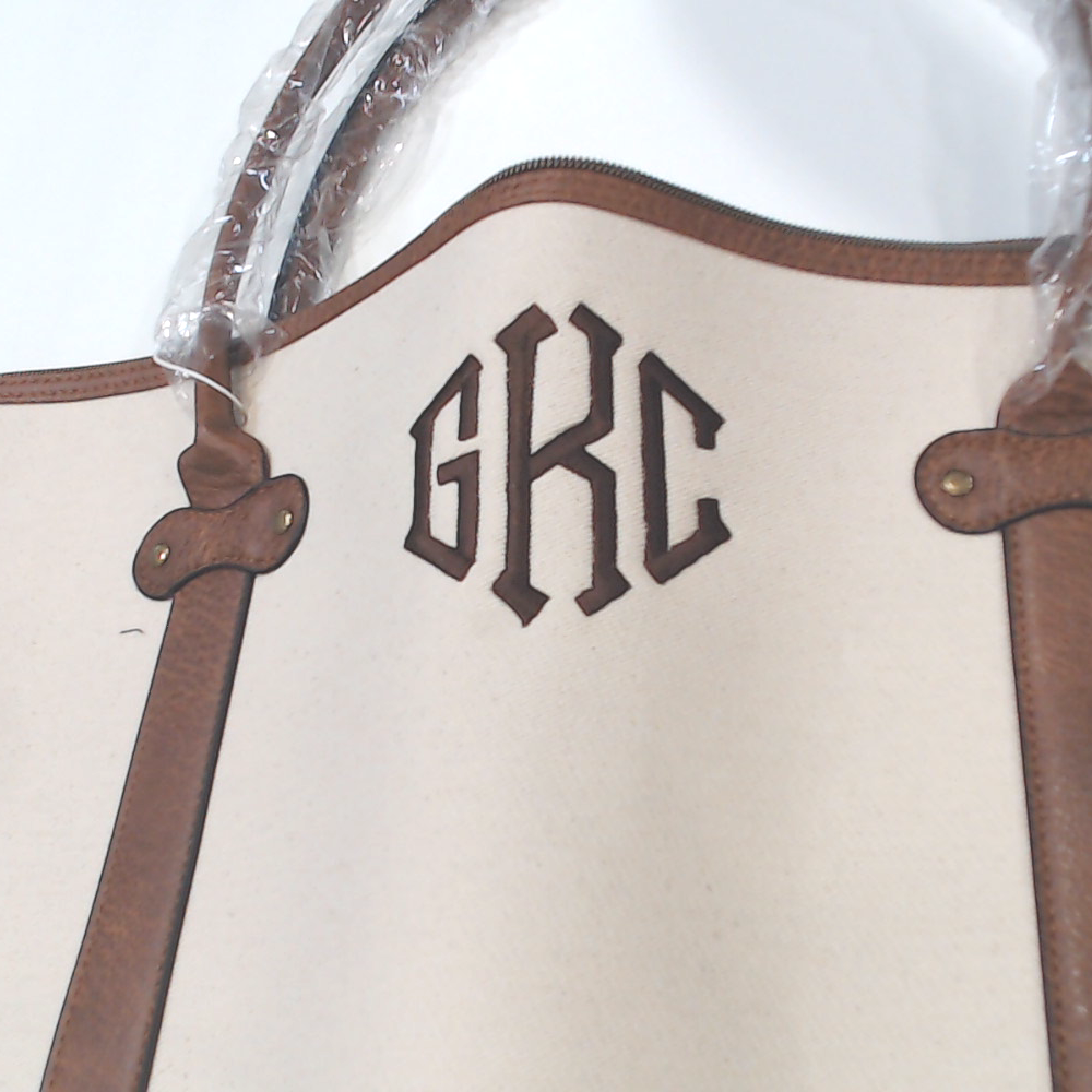 BLOOPER BAG: Monogrammed Vintage Weekender