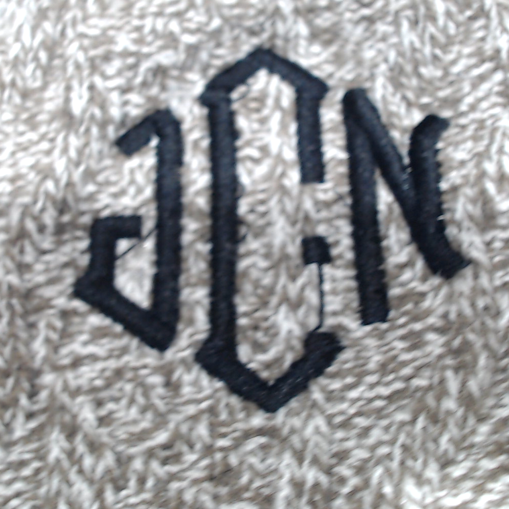 BLOOPER CLOTHING: Monogrammed Socks
