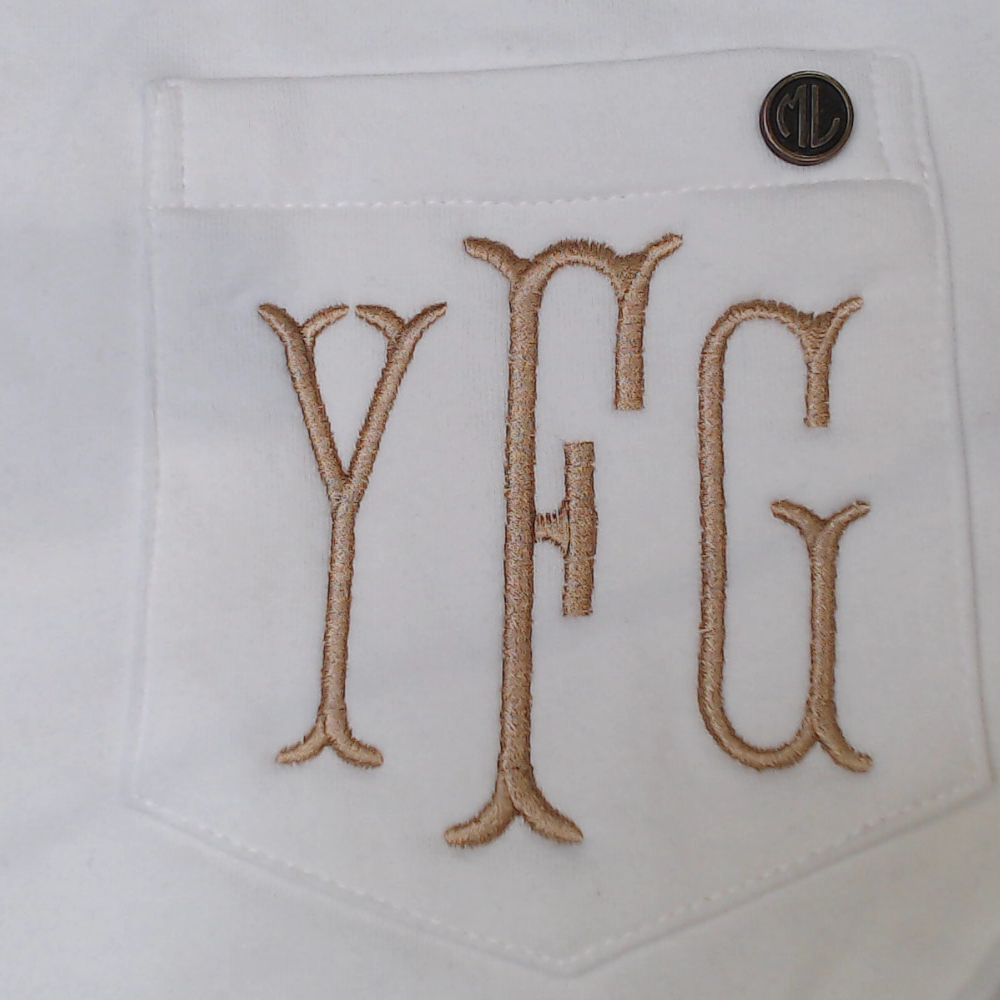 BLOOPER CLOTHING: Monogrammed Crewneck Sweatshirt