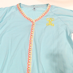 BLOOPER SWIM: Monogrammed Accent Cover Up