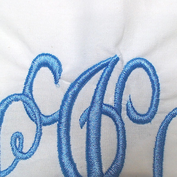 BLOOPER ACCESSORY: Monogrammed Pillow Sham