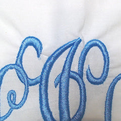 BLOOPER ACCESSORY: Monogrammed Pillow Sham