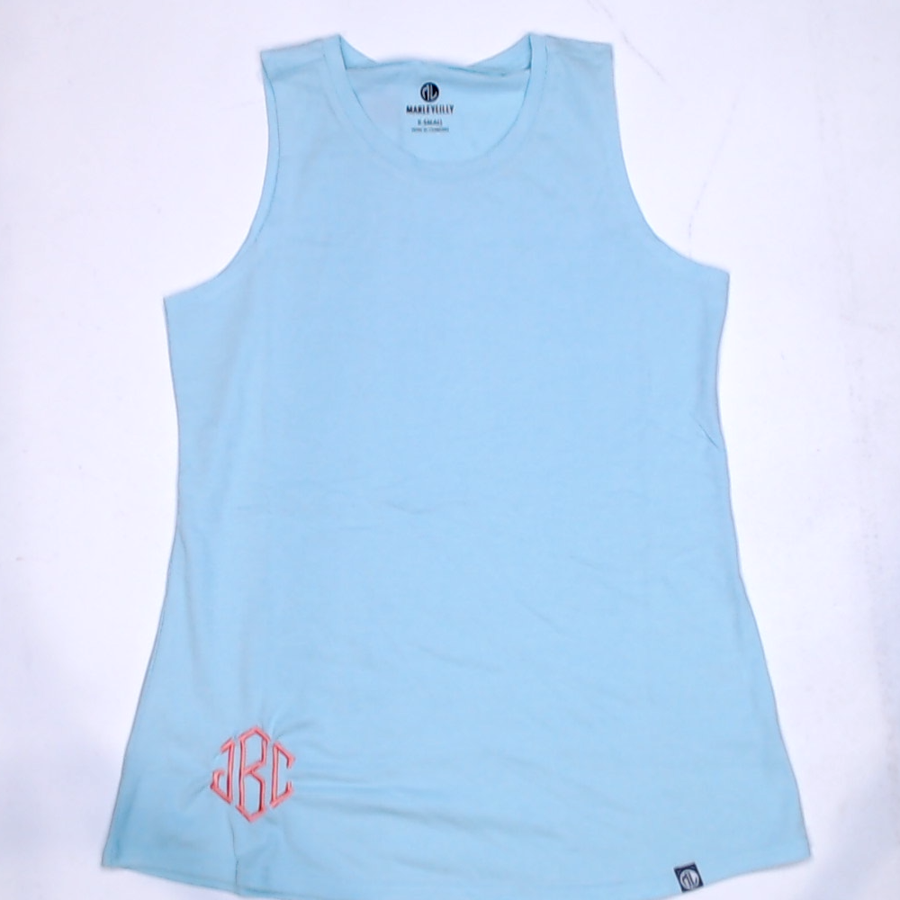 BLOOPER CLOTHING: Monogrammed Basic Tank Top