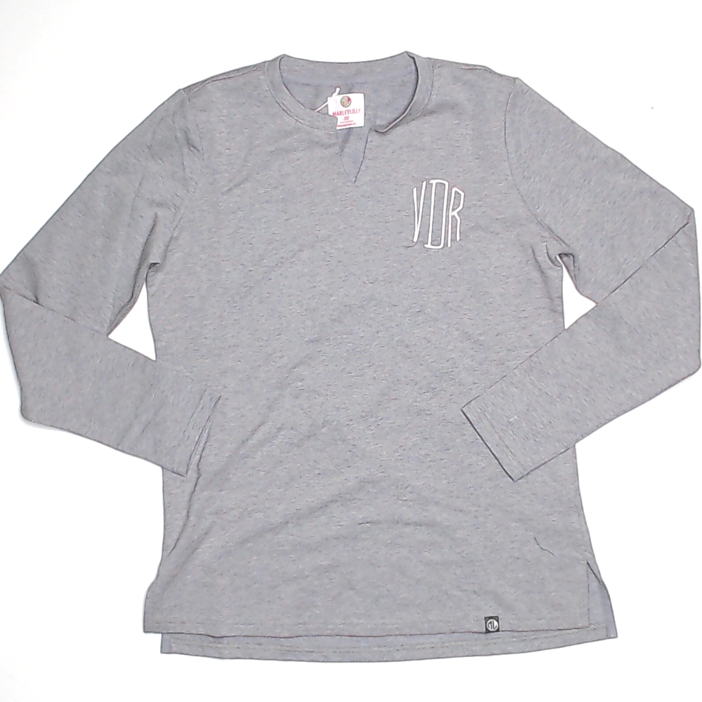 BLOOPER CLOTHING: Monogrammed V Neck Sweatshirt