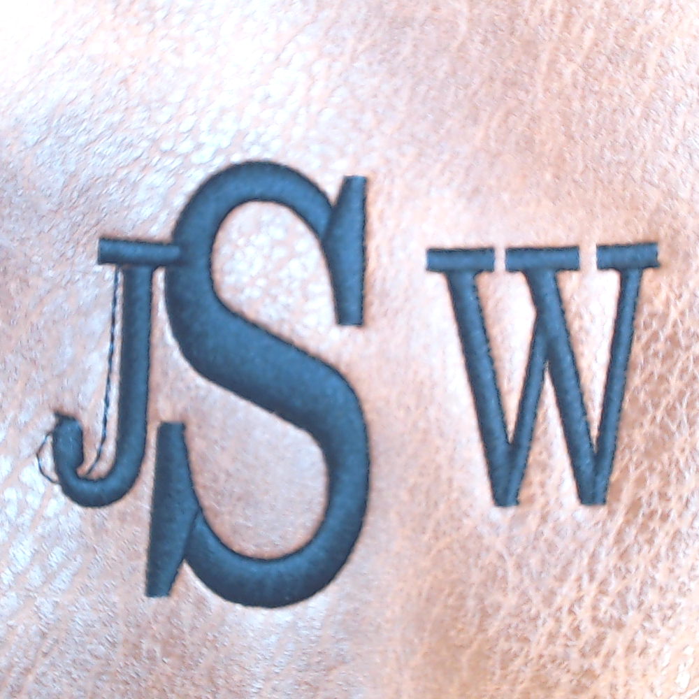 BLOOPER BAG: Monogrammed Saddlebag