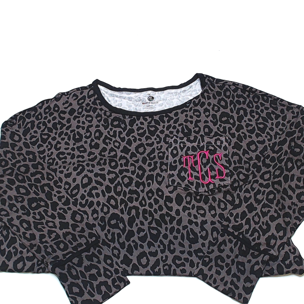 BLOOPER CLOTHING: Monogrammed Pajama Shirt