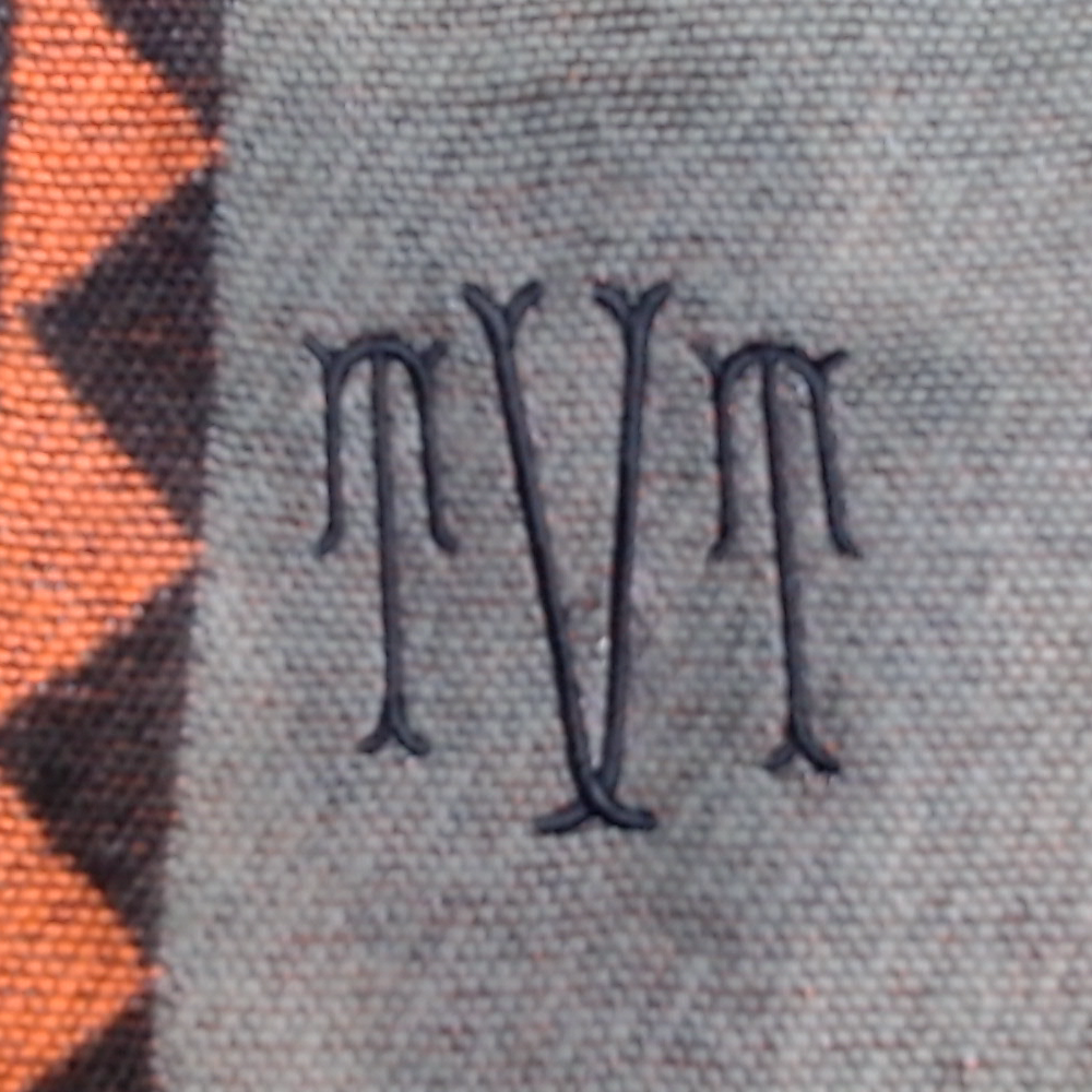 BLOOPER CLOTHING: Monogrammed Aztec Poncho