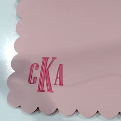 BLOOPER ACCESSORY: Monogrammed Desk Mat