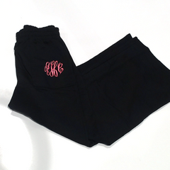 BLOOPER CLOTHING: Monogrammed Wide Leg Pants