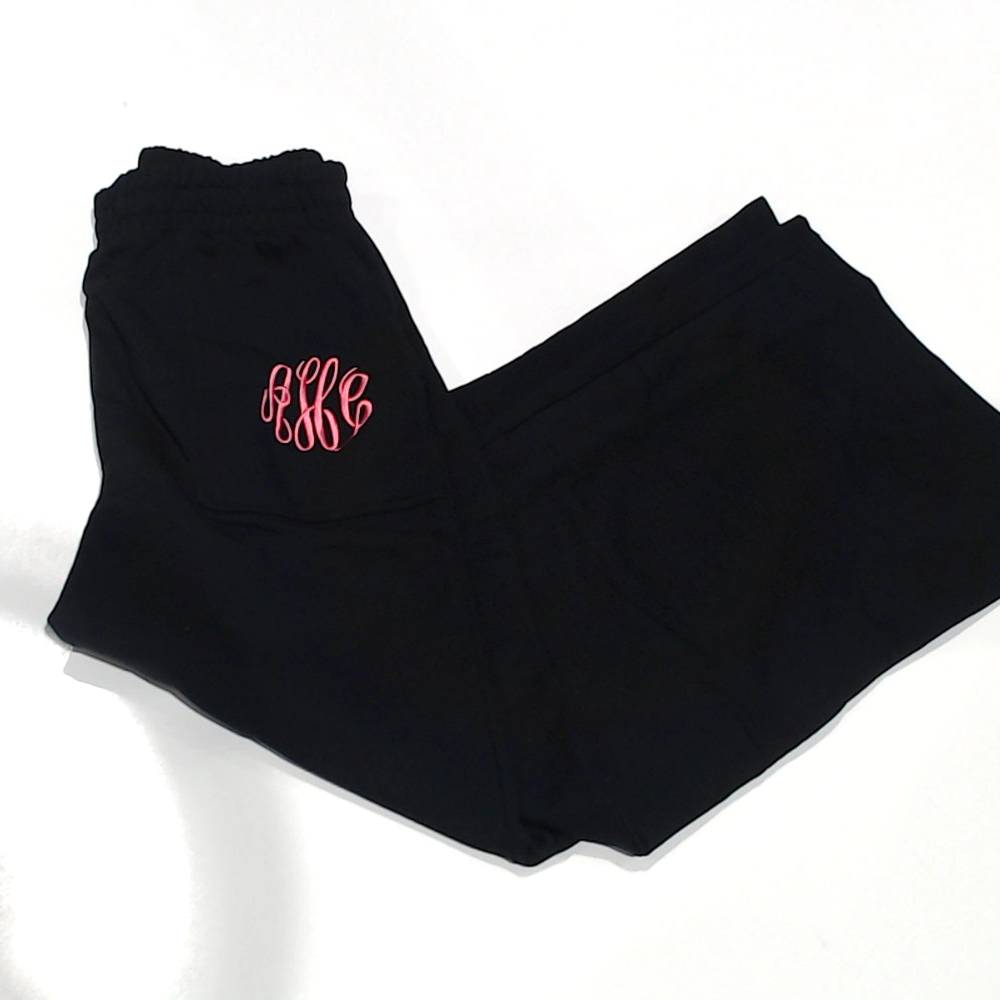BLOOPER CLOTHING: Monogrammed Wide Leg Pants