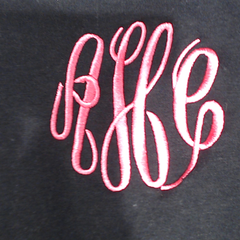 BLOOPER CLOTHING: Monogrammed Wide Leg Pants