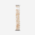 Monogrammed Scallop Watch Band | Ivory