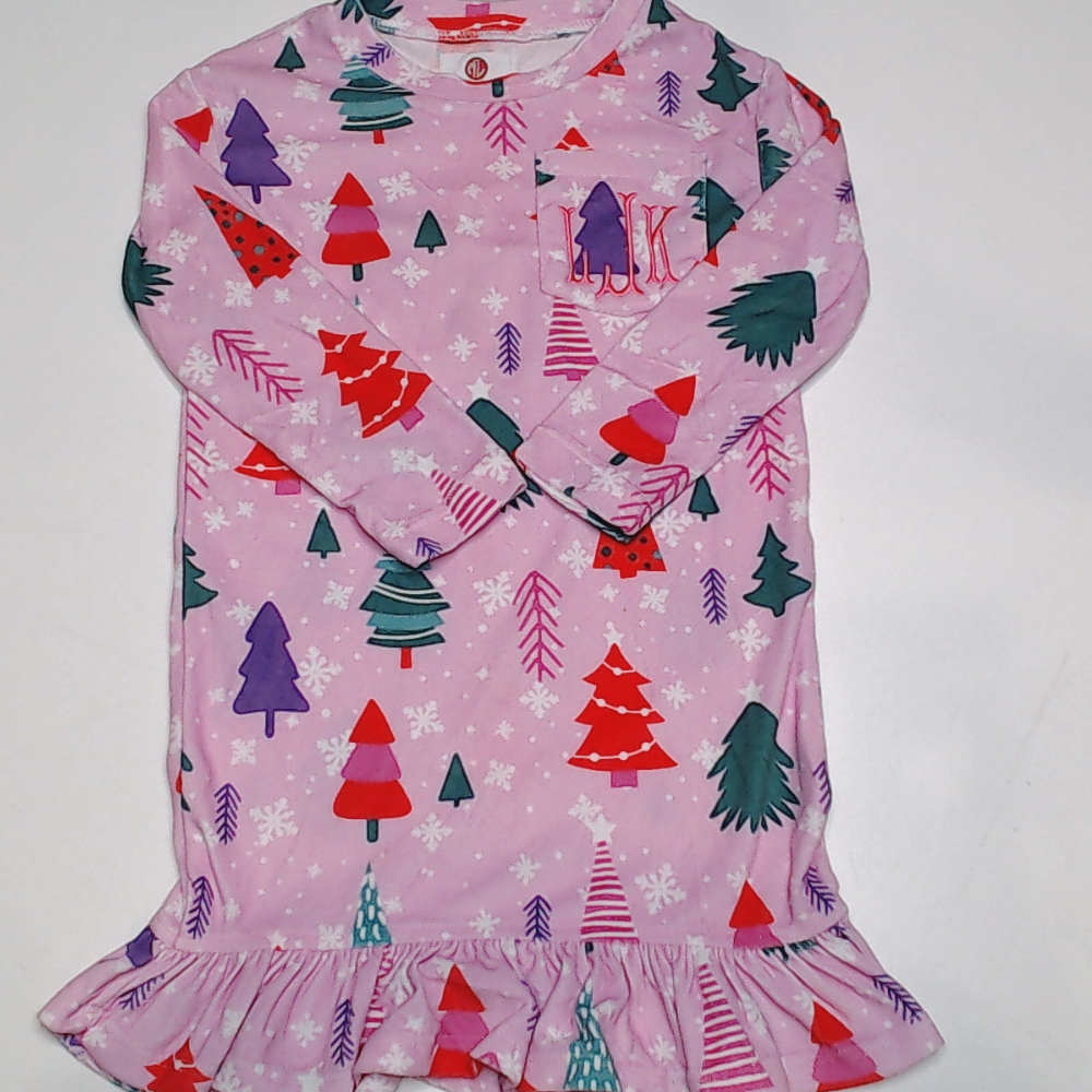 BLOOPER KIDS: Monogrammed Girls Nightgown