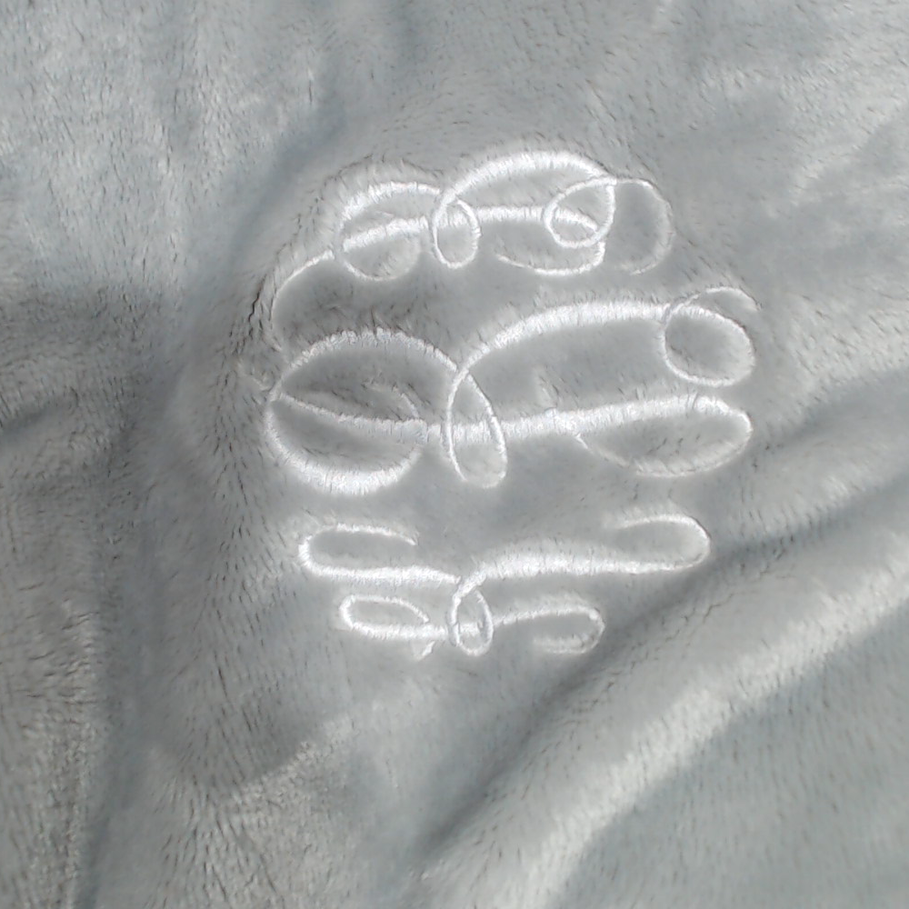 BLOOPER CLOTHING: Monogrammed Full Length Plush Robe