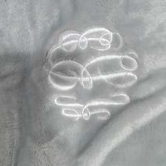 BLOOPER CLOTHING: Monogrammed Full Length Plush Robe