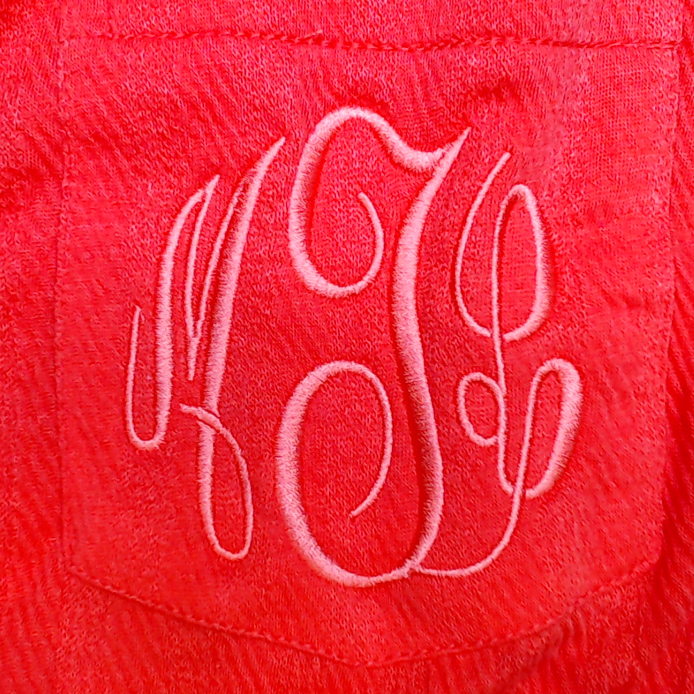 BLOOPER CLOTHING: Monogrammed Top