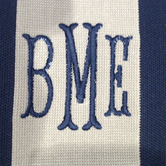 BLOOPER BAG: Monogrammed Knit Tote Bag
