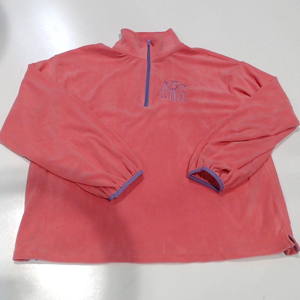 BLOOPER CLOTHING: Monogrammed Puff Sleeve Fleece Pullover
