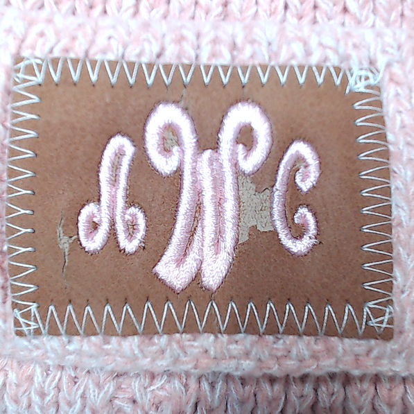 BLOOPER ACCESSORY: Monogrammed Beanie