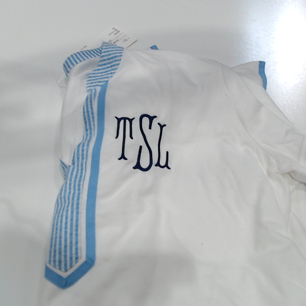 BLOOPER SWIM: Monogrammed Seersucker Cover Up