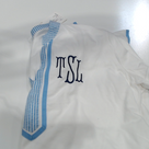 BLOOPER SWIM: Monogrammed Seersucker Cover Up