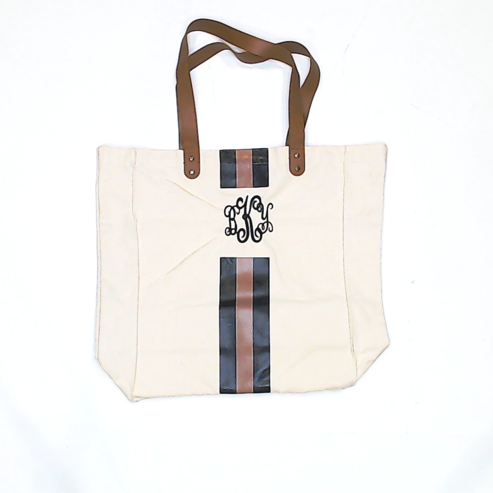 BLOOPER BAG: Monogrammed Canvas Bag