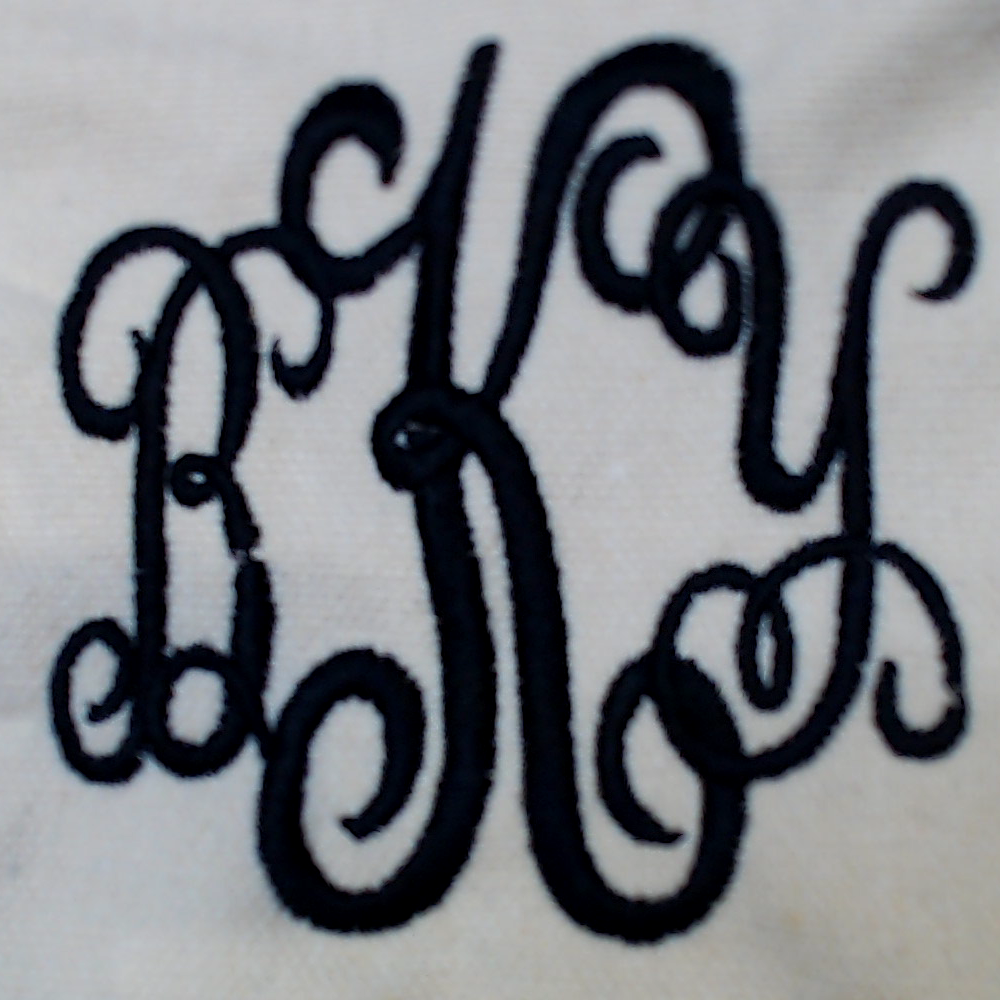 BLOOPER BAG: Monogrammed Canvas Bag