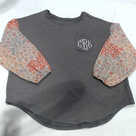 BLOOPER CLOTHING: Monogrammed Puff Sleeve Top