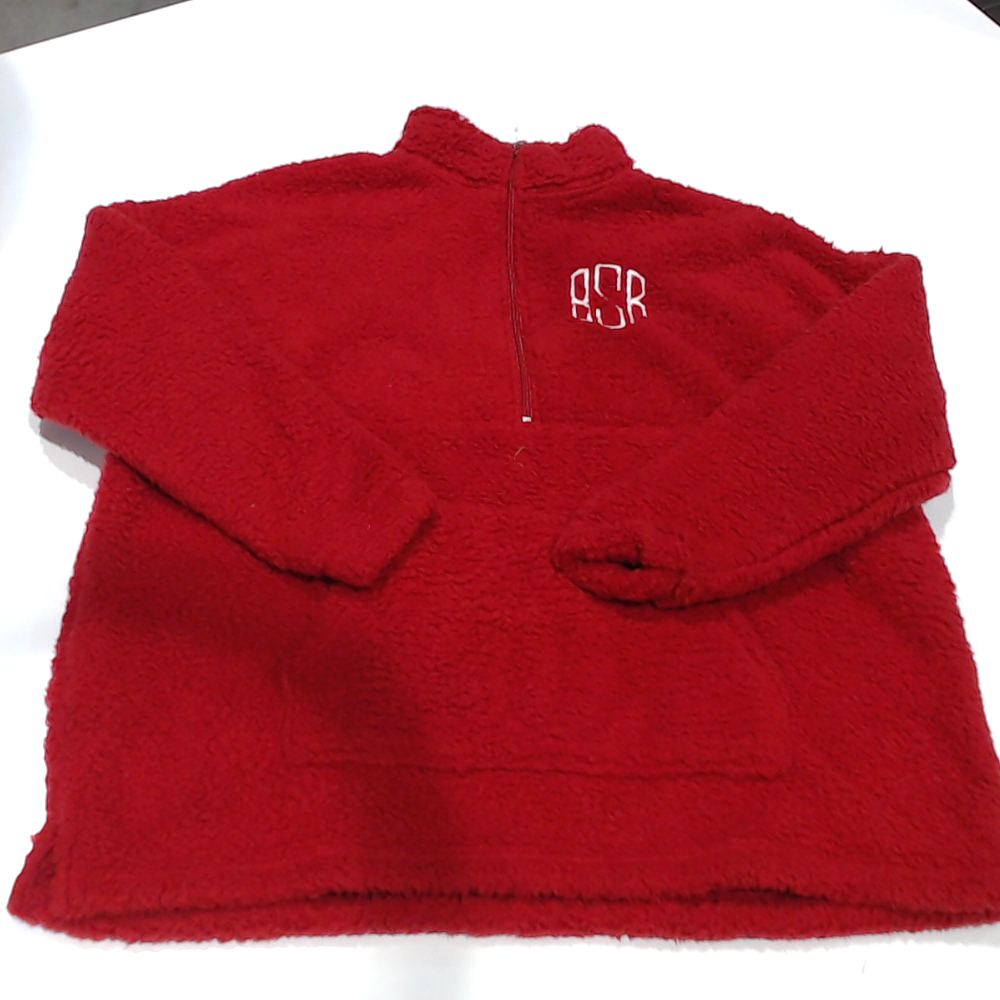 BLOOPER CLOTHING: Monogrammed Sherpa Pullover
