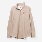 Virginia Tech Hokies Heathered Fleece Pullover | Tan