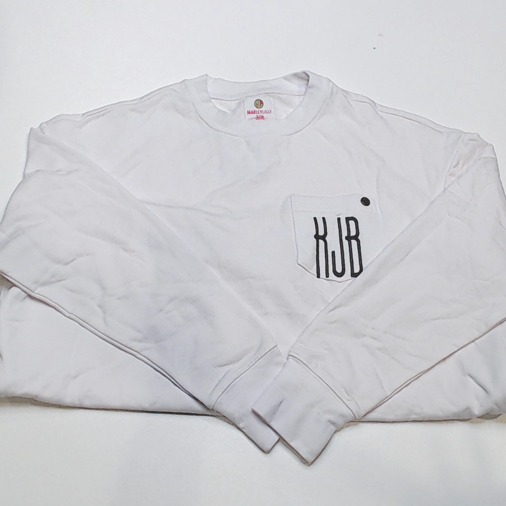BLOOPER CLOTHING: Monogrammed Crewneck Sweatshirt