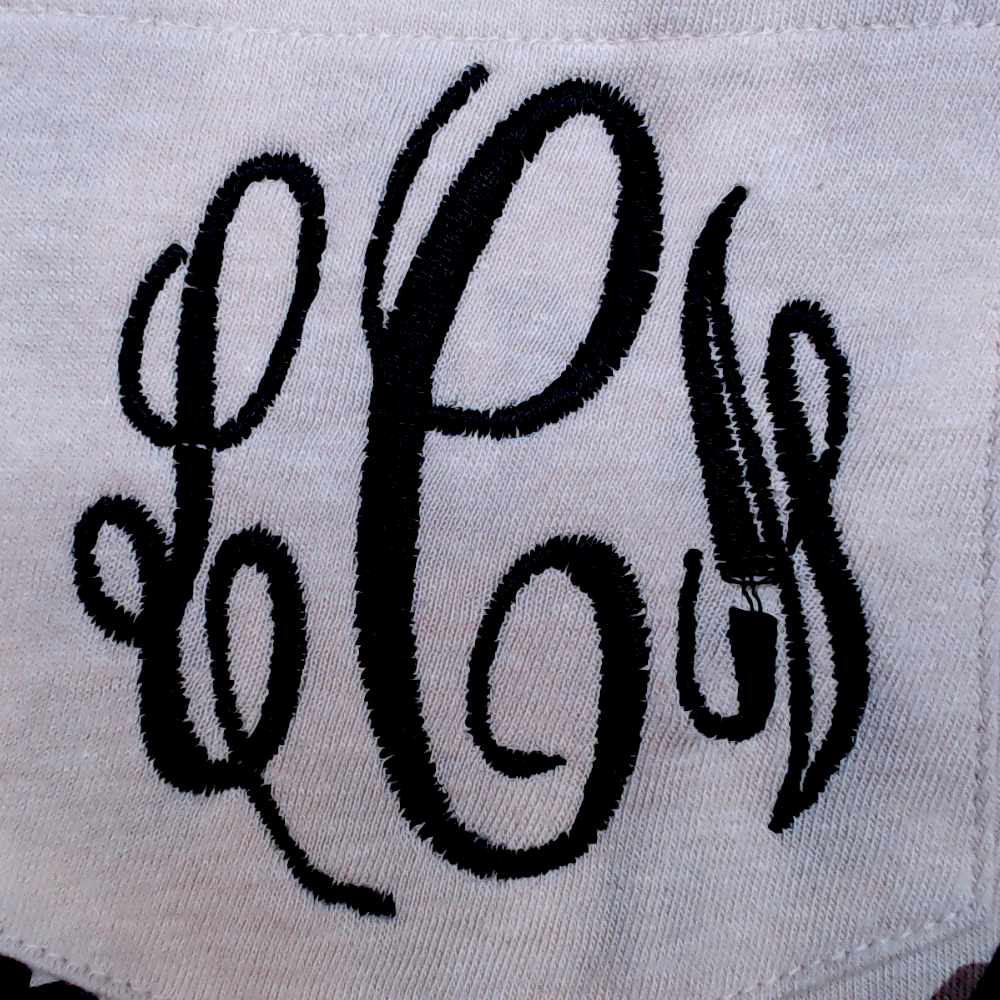 BLOOPER CLOTHING: Monogrammed Long Sleeve Shirt