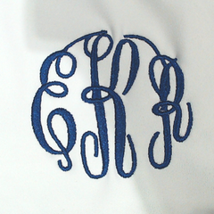 BLOOPER K(DS: Monogrammed Girls Scallop Dress